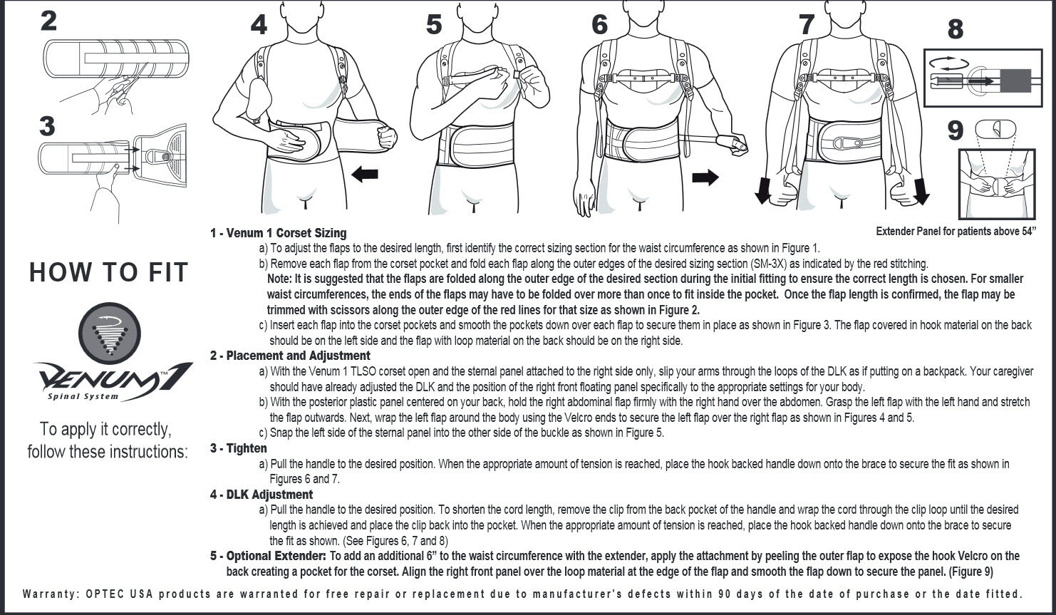 Venum1 TLSO Back Brace BUY NOW FREE Shipping